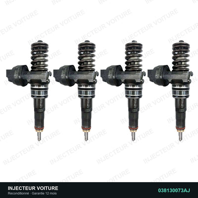 038130073AJ injecteur pompe Bosch pour Volkswagen Golf IV 1.9 TDI, pièce reconditionnée testée au banc