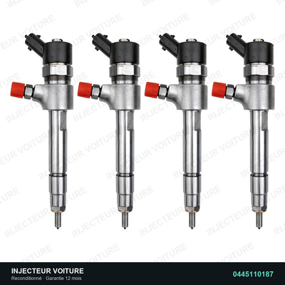 0445110187 injecteur Bosch pour Fiat Idea 1.9 JTD, pièce reconditionnée testée au banc