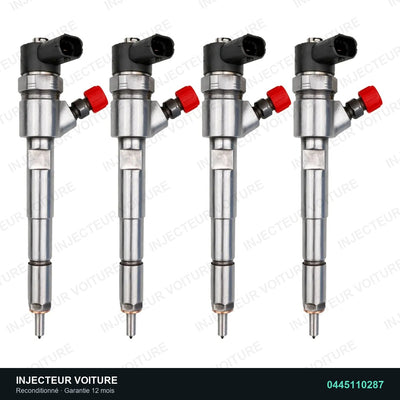 0445110287 injecteur Bosch pour Chrysler Voyager 2.5 TD, pièce reconditionnée testée au banc