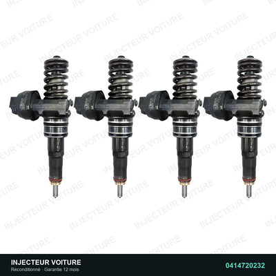 0414720232 injecteur pompe Bosch pour Volkswagen Golf V 2.0 SDI, pièce reconditionnée testée au banc
