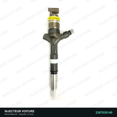 2367030140 injecteur Denso pour Toyota Land Cruiser Prado 3.0 D-4D, pièce reconditionnée testée au banc