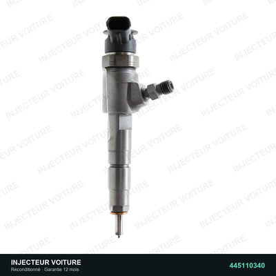 445110340 injecteur Bosch pour Peugeot 308 I 1.6 HDi, pièce reconditionnée testée au banc