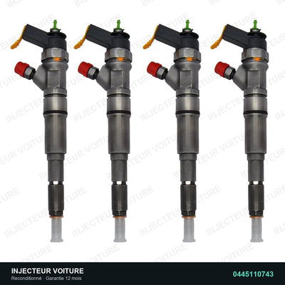 0445110743 injecteur Bosch pour BMW Série 3 Touring, pièce reconditionnée testée au banc