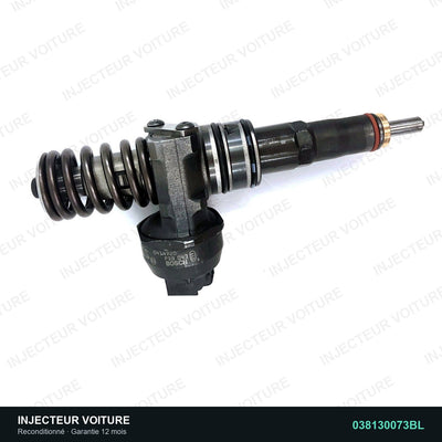 038130073BL injecteur pompe Bosch pour Audi A3 Sportback 1.9 TDI, pièce reconditionnée testée au banc