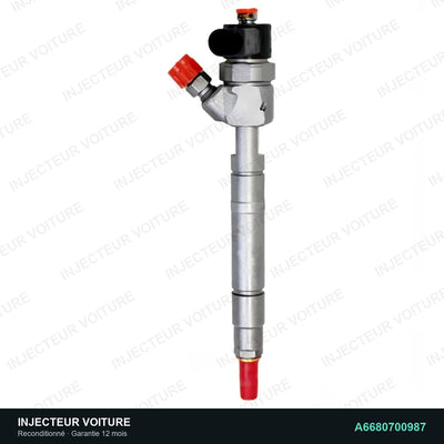 A6680700987 injecteur Bosch pour Mercedes Classe A, pièce reconditionnée testée au banc