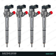 0445110477 Injecteur Bosch VW Audi Seat 1.6 TDI, injecteur reconditionné testé au banc, vue 1