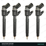 0445110167 injecteur Bosch pour Mercedes Classe B Sports Tourer 1.5 CDI, pièce reconditionnée testée au banc vue 2, vue 2