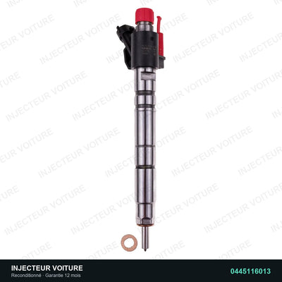 0445116013 injecteur Bosch pour Peugeot 407 Coupe 3.0 D, pièce reconditionnée testée au banc