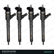 0445110156 injecteur Bosch pour Mercedes CLC 220, pièce reconditionnée testée au banc, vue 1