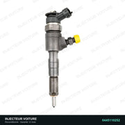 0445110252 injecteur Bosch pour Peugeot 206 Van 1.4 HDi, pièce reconditionnée testée au banc, vue 1