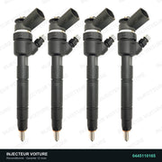 0445110165 injecteur Bosch pour Opel Astra H 1.9 CDTI, pièce reconditionnée testée au banc vue 3, vue 3