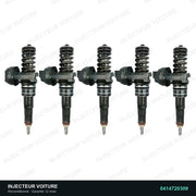 0414720309 injecteur pompe Bosch pour Volkswagen Touareg 2.5 TDI, pièce reconditionnée testée au banc, vue 1