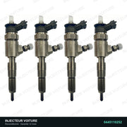 0445110252 injecteur Bosch pour Peugeot 206 Van 1.4 HDi, pièce reconditionnée testée au banc vue 3, vue 3