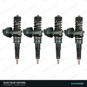 0414720309 injecteur pompe Bosch pour Volkswagen Touareg 2.5 TDI, pièce reconditionnée testée au banc vue 3, vue 3
