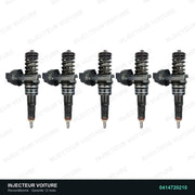 0414720210 injecteur pompe Bosch pour Volkswagen Touareg 2.5 TDI, pièce reconditionnée testée au banc vue 3, vue 3