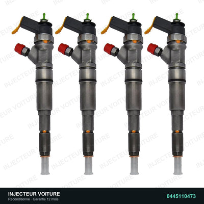 0445110473 injecteur Bosch pour Audi A1 Sportback 1.6 TDI, pièce reconditionnée testée au banc