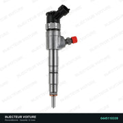 0445110339 Injecteur Bosch Peugeot 206 207 Citroën Ford 1.4 HDi, injecteur reconditionné testé au banc, vue 1