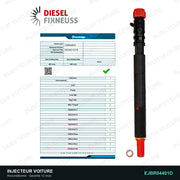EJBR04401D injecteur Delphi pour SsangYong Rodius I 2.7 Xdi, pièce reconditionnée testée au banc vue 4, vue 4