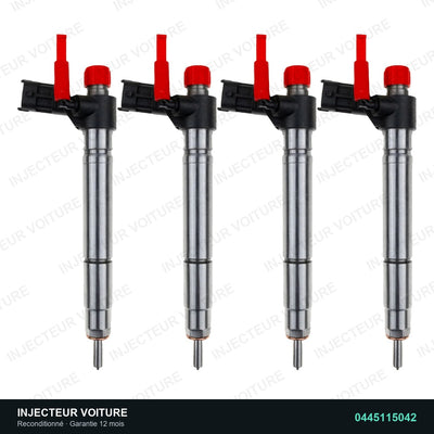 0445115042 injecteur Bosch pour Land Rover Freelander 2 2.2 TD4, pièce reconditionnée testée au banc