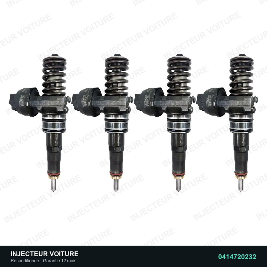 0414720232 injecteur pompe Bosch pour Volkswagen Golf V 2.0 SDI, pièce reconditionnée testée au banc