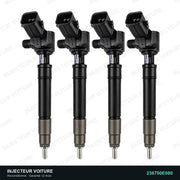 236700E080 injecteur Denso pour Toyota Hilux VIII Pick-Up 2.4 D, pièce reconditionnée testée au banc vue 2, vue 2