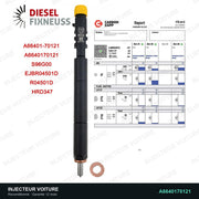 A6640170121 injecteur Delphi pour SsangYong Actyon Sports I 2.0 Xdi, pièce reconditionnée testée au banc vue 2, vue 2