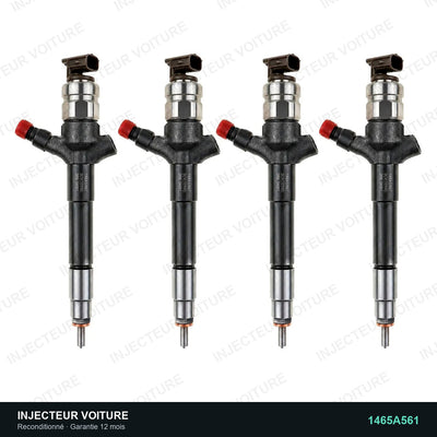 1465A561 injecteur Denso pour Citroën C4 Aircross 2.2 Di, pièce reconditionnée testée au banc