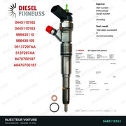 0445110163 injecteur Bosch pour Mercedes Sprinter, pièce reconditionnée testée au banc, vue 1