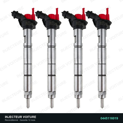 0445116019 injecteur Bosch pour Fiat Ducato 3.0 HDi, pièce reconditionnée testée au banc