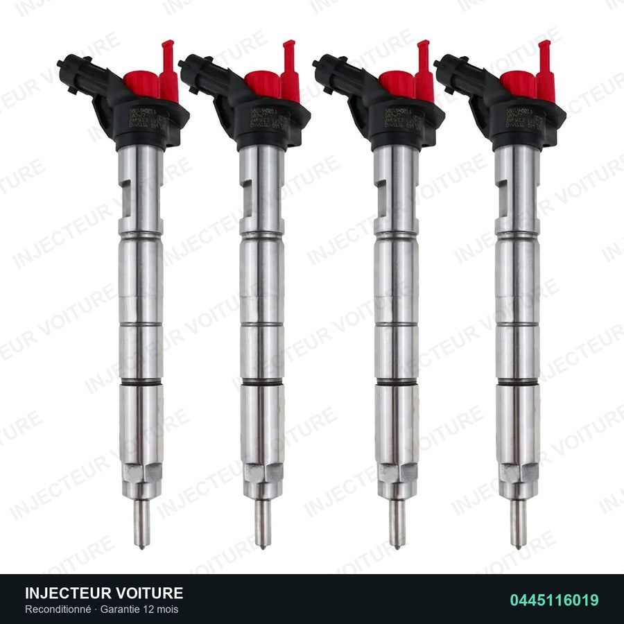 0445116019 injecteur Bosch pour Fiat Ducato 3.0 HDi, pièce reconditionnée testée au banc