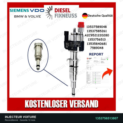 1353756513807 injecteur Siemens VDO pour BMW Série 1 Coupe, pièce reconditionnée testée au banc