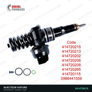 0414720215 injecteur pompe Bosch pour Volkswagen Golf IV 1.9 TDI, pièce reconditionnée testée au banc vue 4, vue 4