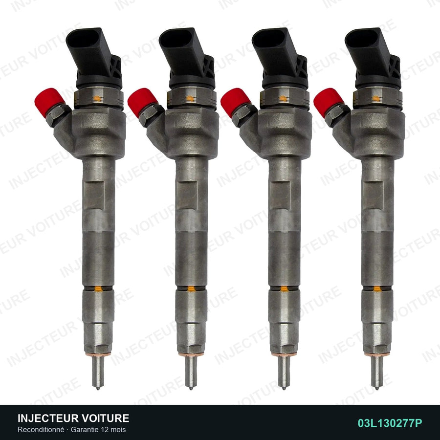 03L130277P injecteur Bosch pour Volkswagen Crafter 30-35 2.0 TDI, pièce reconditionnée testée au banc