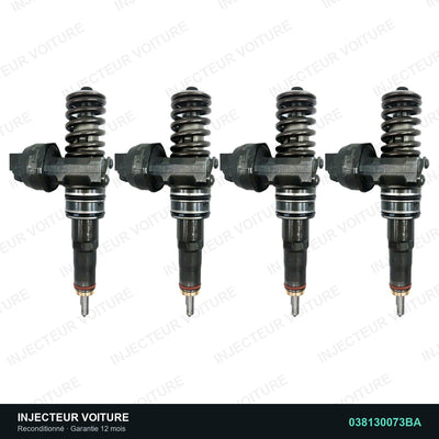 038130073BA injecteur pompe Bosch pour Audi A4 B6 1.9 TDI, pièce reconditionnée testée au banc