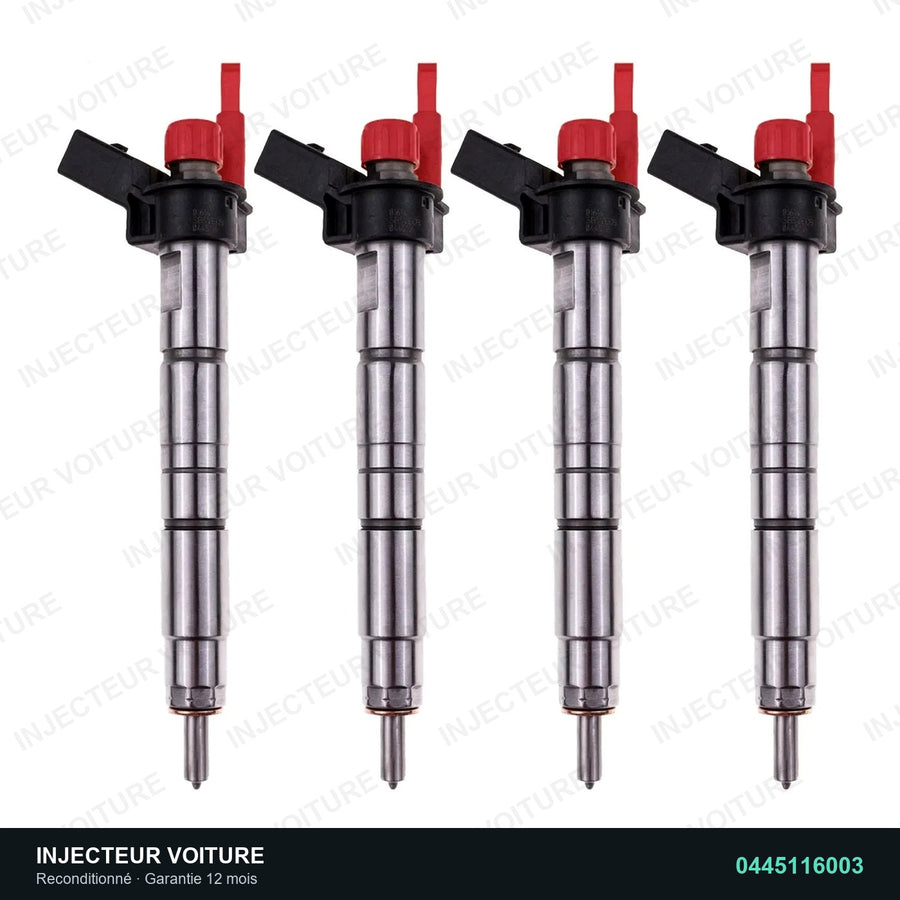 0445116003 injecteur Bosch pour Volkswagen Phaeton 3.0 TDI, pièce reconditionnée testée au banc