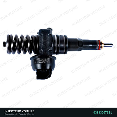 038130073BJ injecteur pompe Bosch pour Audi A4 B7 2.0 TDI, pièce reconditionnée testée au banc