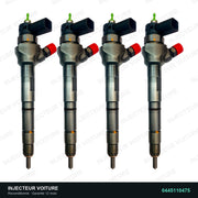 0445110475 injecteur Bosch pour Audi A3 Sportback 2.0 TDI, pièce reconditionnée testée au banc, vue 1