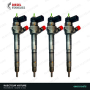 0445110475 injecteur Bosch pour Audi A3 Sportback 2.0 TDI, pièce reconditionnée testée au banc vue 2, vue 2