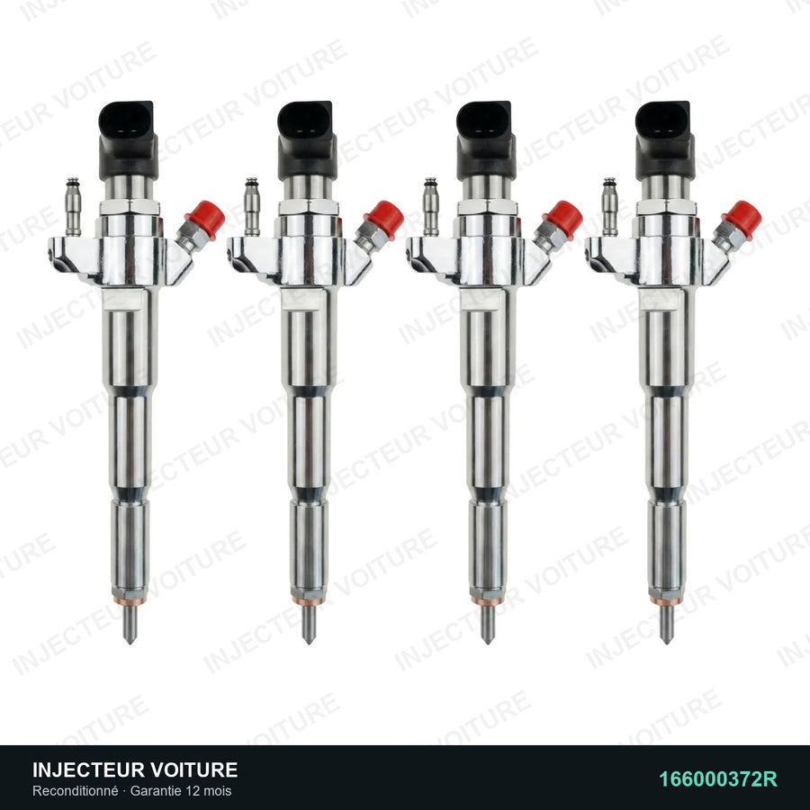 166000372R injecteur Siemens VDO pour Renault Master III 2.3 dCi, pièce reconditionnée testée au banc