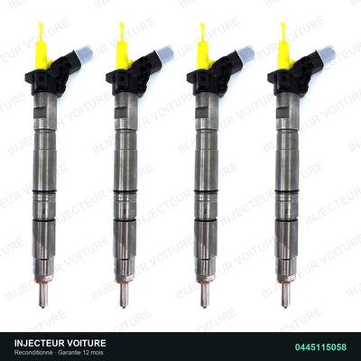 0445115058 injecteur Bosch pour Audi A4 B8 3.0 TDI, pièce reconditionnée testée au banc