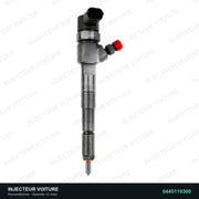 0445110300 injecteur Bosch pour Fiat Doblo 1.6 D, pièce reconditionnée testée au banc vue 2, vue 2