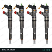 0445110743 injecteur Bosch pour BMW Série 3 Touring, pièce reconditionnée testée au banc, vue 1