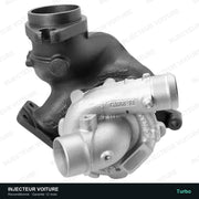 Turbo Garrett 2.2L HDI 128-130 CV · CITROEN C8 LANCIA 807 — référence gravée, vue 4