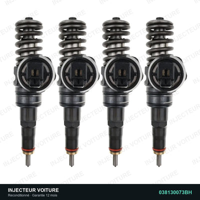 038130073BH Injecteur pompe Bosch Audi A4 Skoda Superb 1.9 TDI, injecteur reconditionné testé au banc