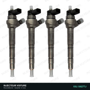 03L130277J injecteur Bosch pour Audi A1 Sportback 2.0 TDI, pièce reconditionnée testée au banc, vue 1
