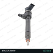 0445110213 injecteur Bosch pour Alfa Romeo 159 Sportwagon 2.4 JTD, pièce reconditionnée testée au banc vue 2, vue 2