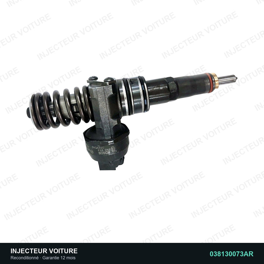 038130073AR injecteur pompe Bosch pour Audi A4 B6 1.9 TDI, pièce reconditionnée testée au banc