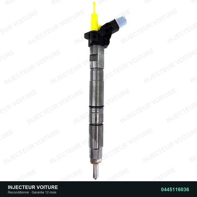 0445116036 injecteur Bosch pour Volvo XC60 I SUV 2.4 D, pièce reconditionnée testée au banc