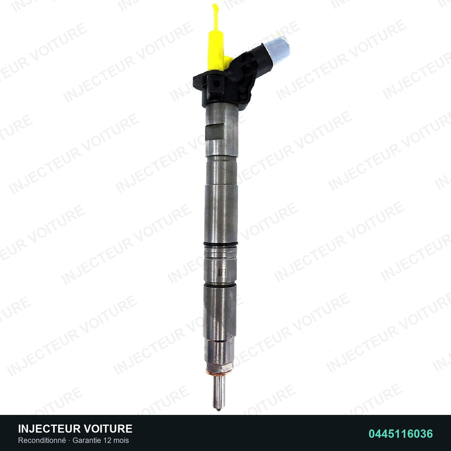 0445116036 injecteur Bosch pour Volvo XC60 I SUV 2.4 D, pièce reconditionnée testée au banc