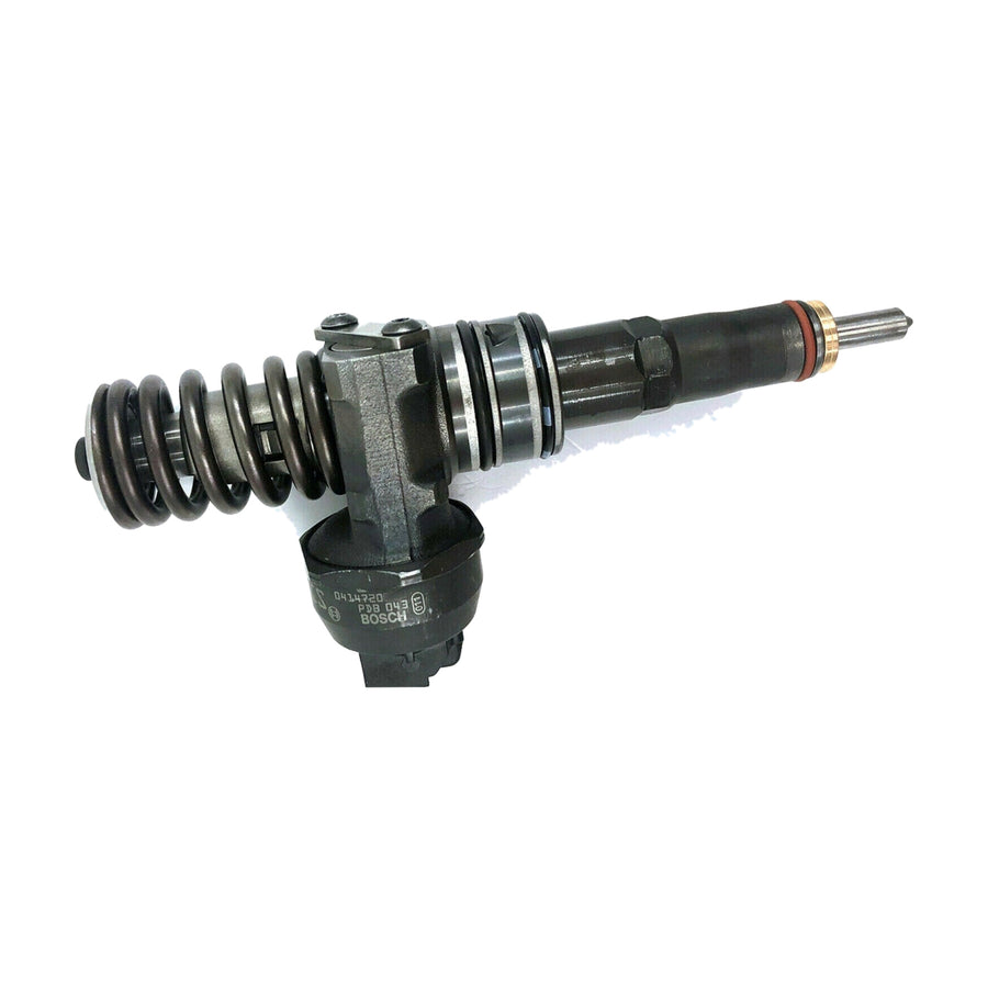 038130073AS injecteur pompe Bosch pour Volkswagen Golf V 2.0 SDI, pièce reconditionnée testée au banc
